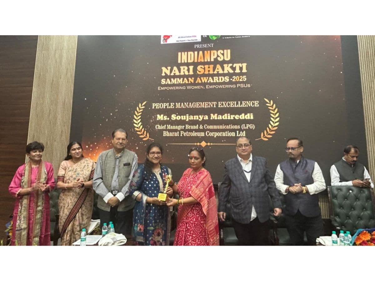 BPCL women leaders were honoured at IndianPSU Nari Shakti Samman Awards 2025