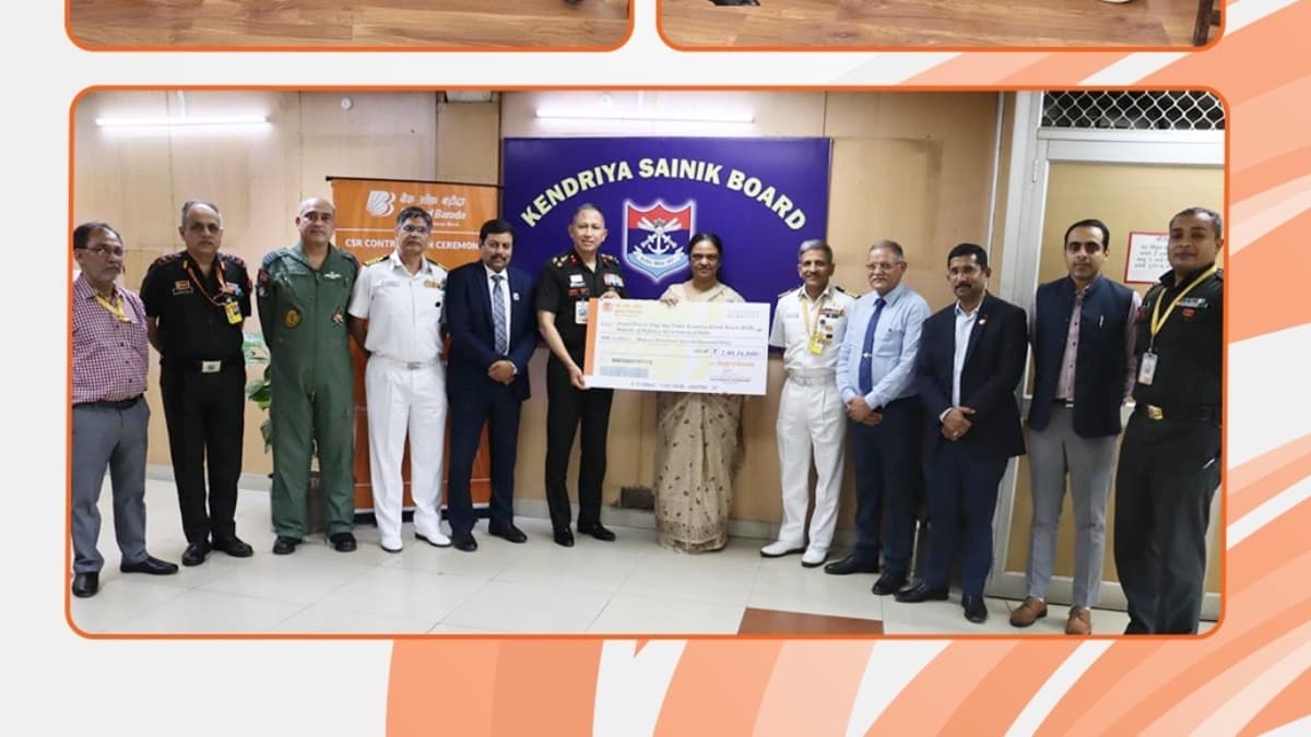 Bank of Baroda Contributes ₹2,00,16,000 for Education of Armed Forces Families