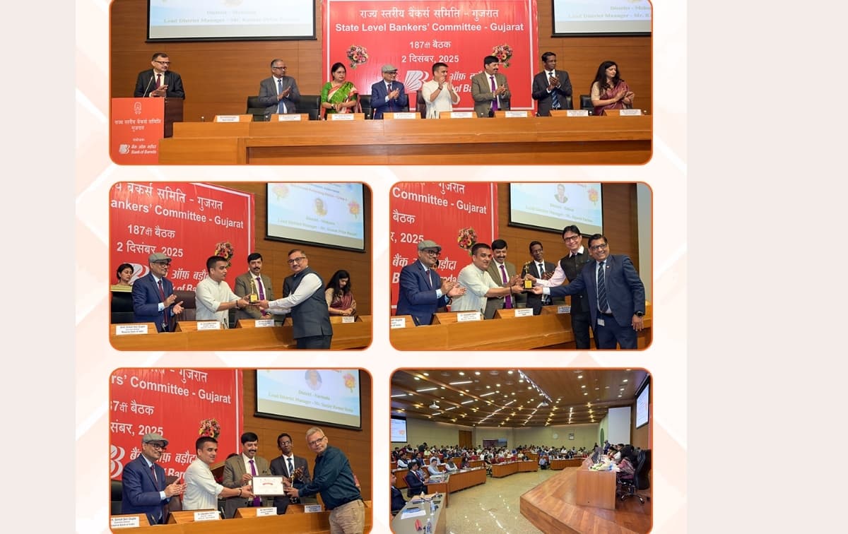 Bank of Baroda Hosts 187th SLBC Gujarat Meeting in Gandhinagar
