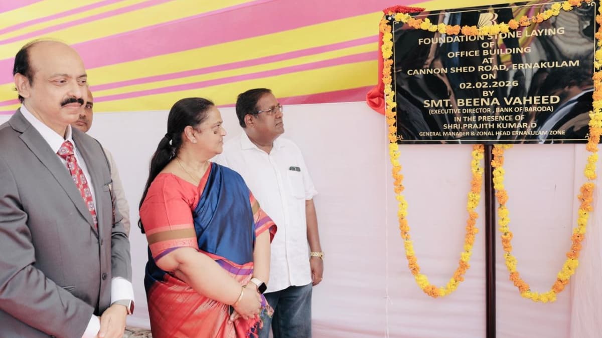 Bank of Baroda Lays Foundation Stone for New Office Building in Ernakulam