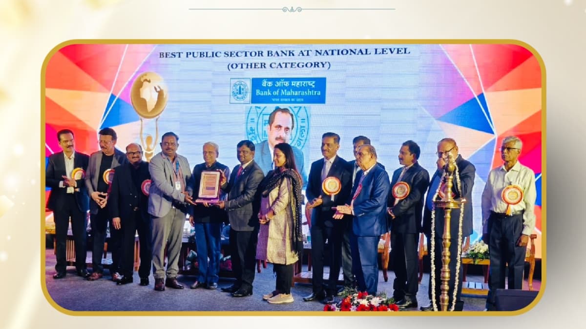 Bank of Maharashtra Wins ‘Best Public Sector Bank’ Award for 2025