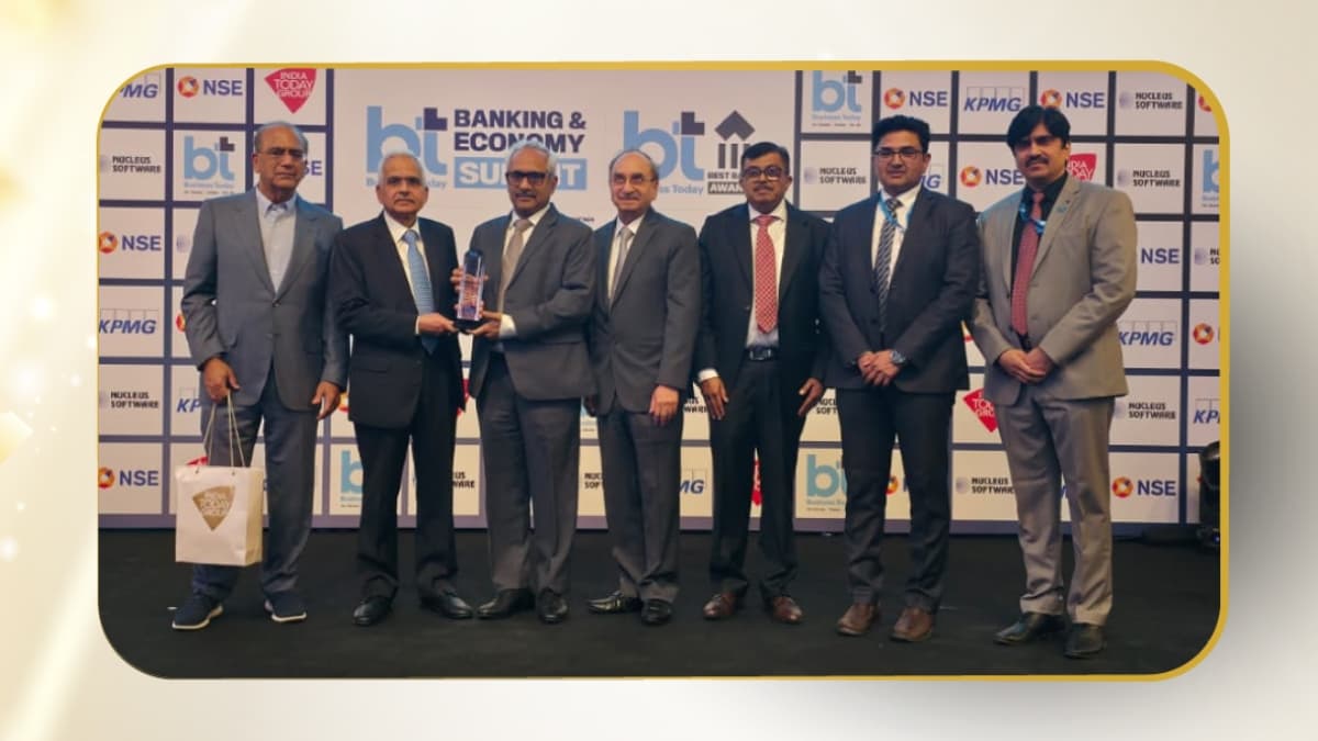 Bank of Maharashtra Wins “Best Mid-Sized Bank” Award at Business Today Summit