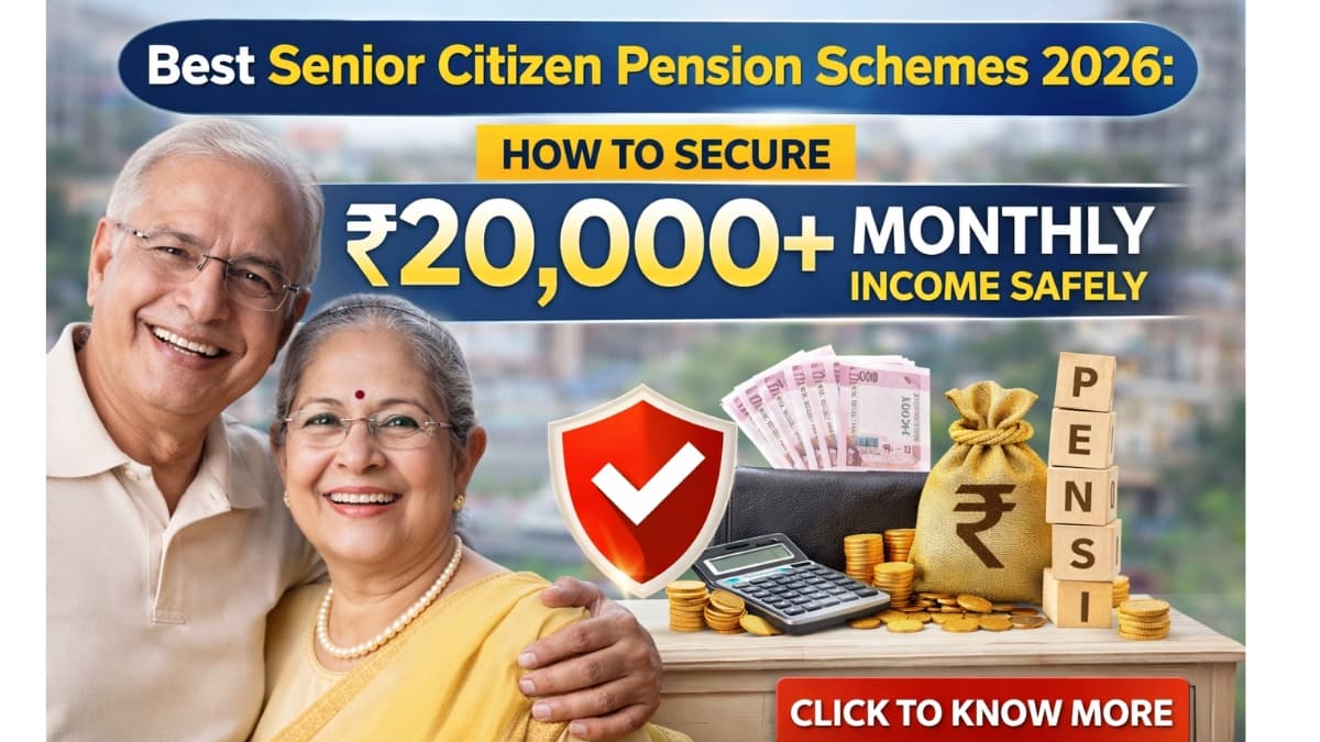 Best Senior Citizen Pension Schemes 2026: How to Secure ₹20,000+ Monthly Income Safely
