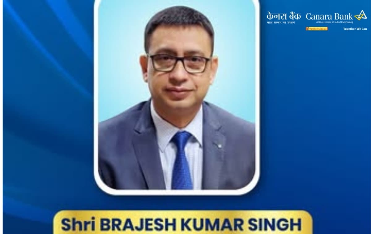 Brajesh Kumar Singh Recommended as Next MD & CEO of Canara Bank