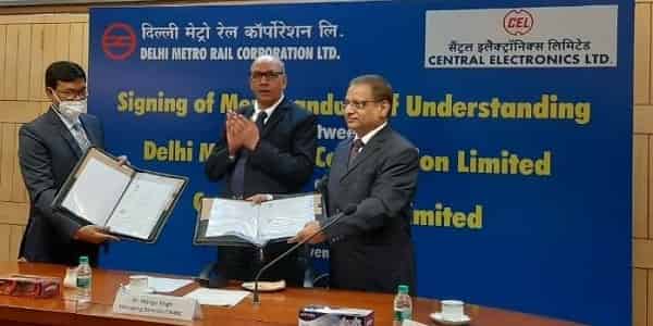 CEL and DMRC signed an MoU under the Make in India initiative