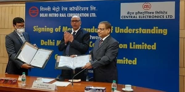CEL and DMRC signed an MoU under the Make in India initiative