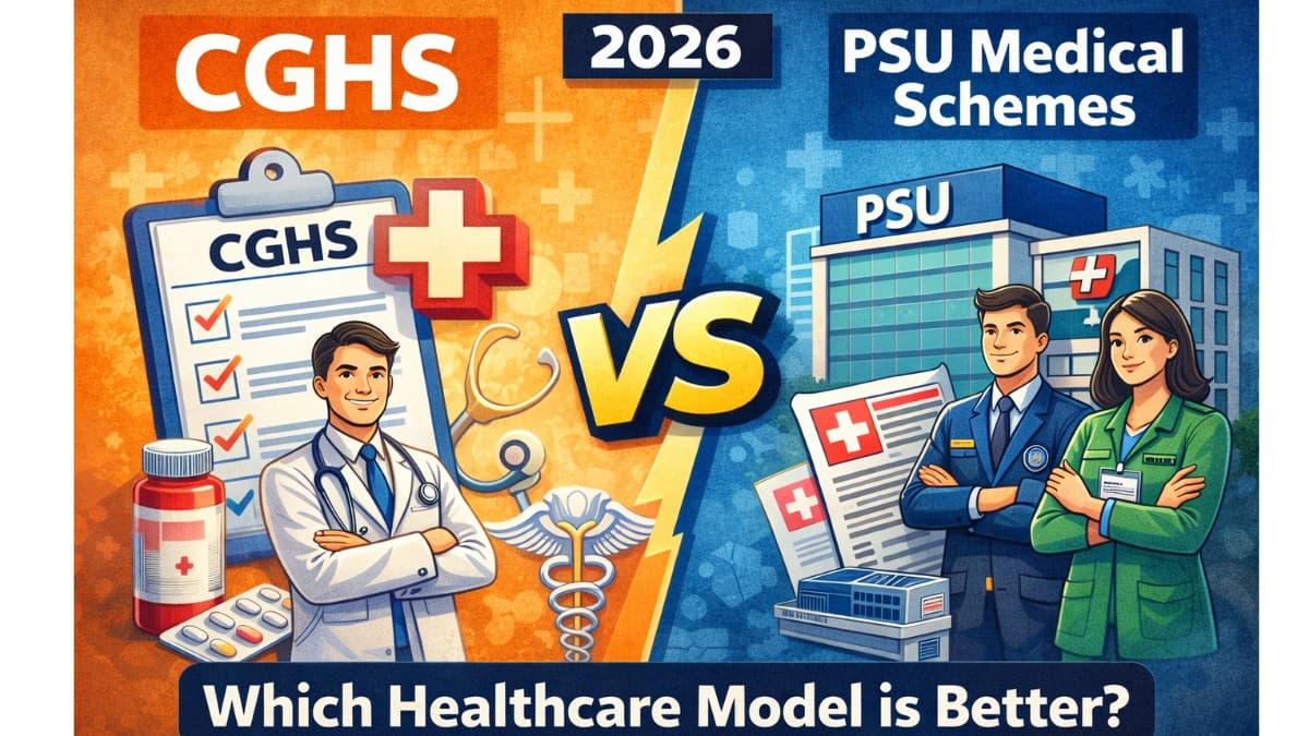 CGHS vs PSU Medical Schemes 2026: Which Healthcare Model is Better?