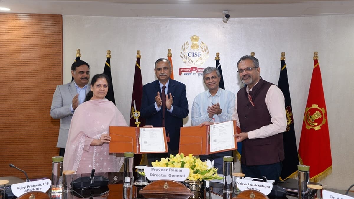 CISF Signs MoU with Ministry of Ayush for Holistic Health and Wellness Programs