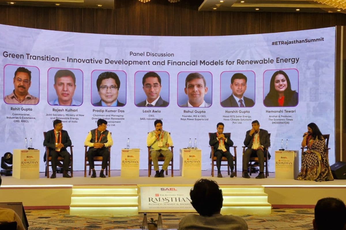 CMD, IREDA Calls for Innovative Financing Models to Fast-Track RE Growth at Rajasthan Business Summit 2025