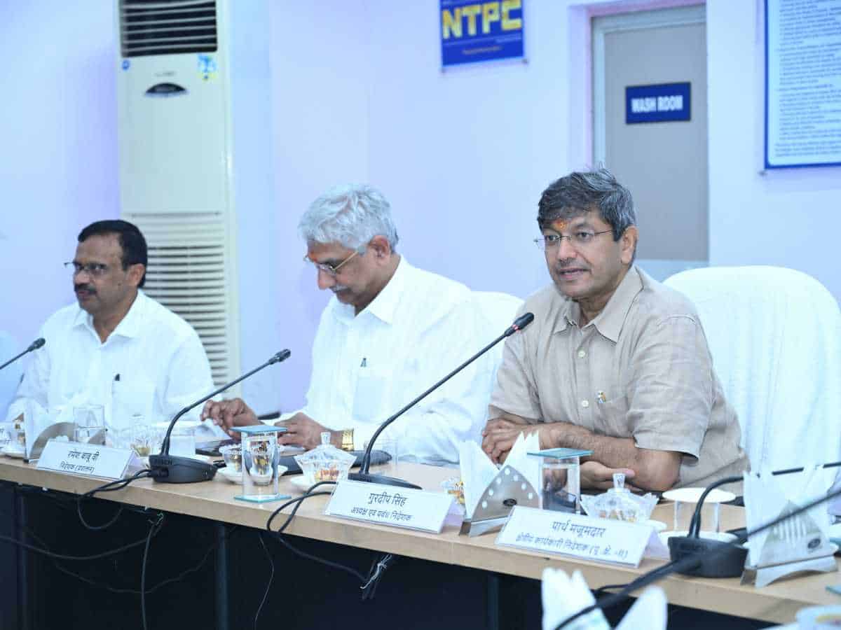 CMD NTPC visits Kaniha Power Plant