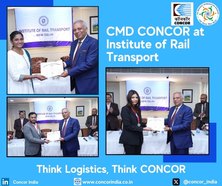 CONCOR CMD Sanjay Swarup Highlights Youth Development at IRT Annual General Meeting