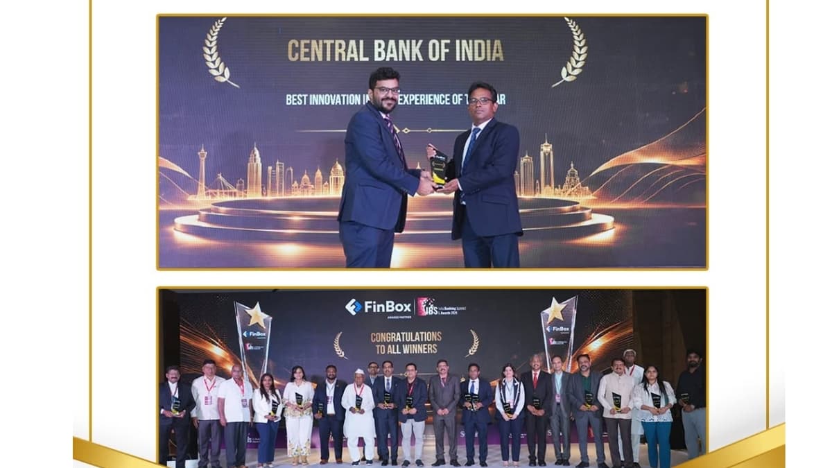 Central Bank of India Recognized as 'Best Tech Emerging Business Bank' in 2026