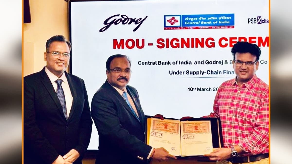Central Bank of India Signs MoU with Godrej & Boyce for Dealer Financing