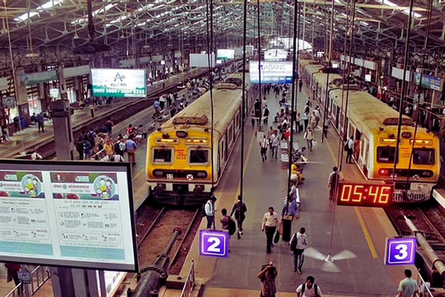 Central Railway Temporarily Stops Platform Ticket Sales at 13 Stations from 05 to 07 December