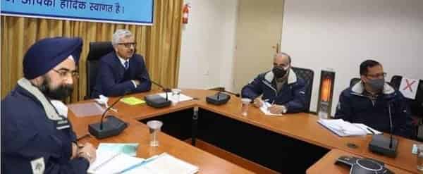 Review of construction work of Parbati-II project by CMD, NHPC