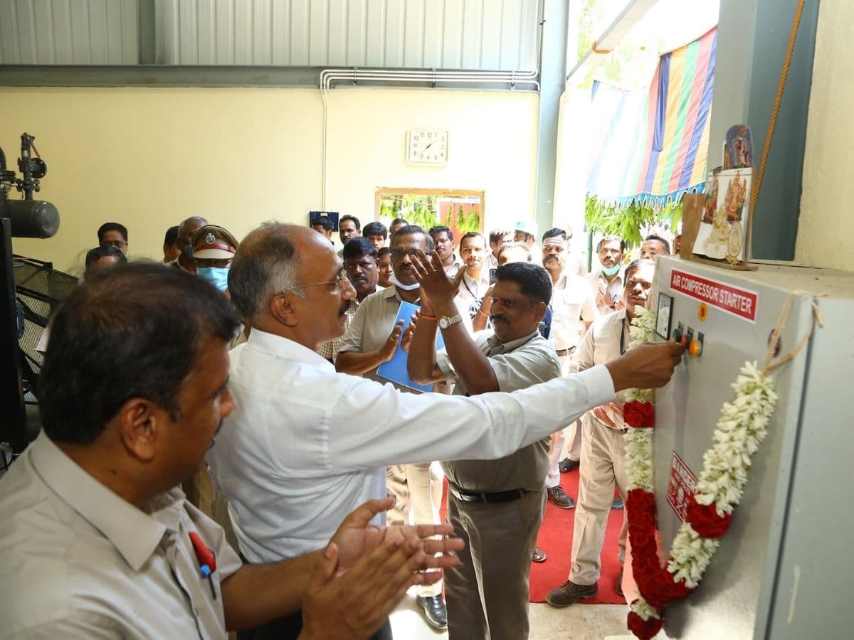 CMD BHEL inaugurates Cryogenic Oxygen Plant