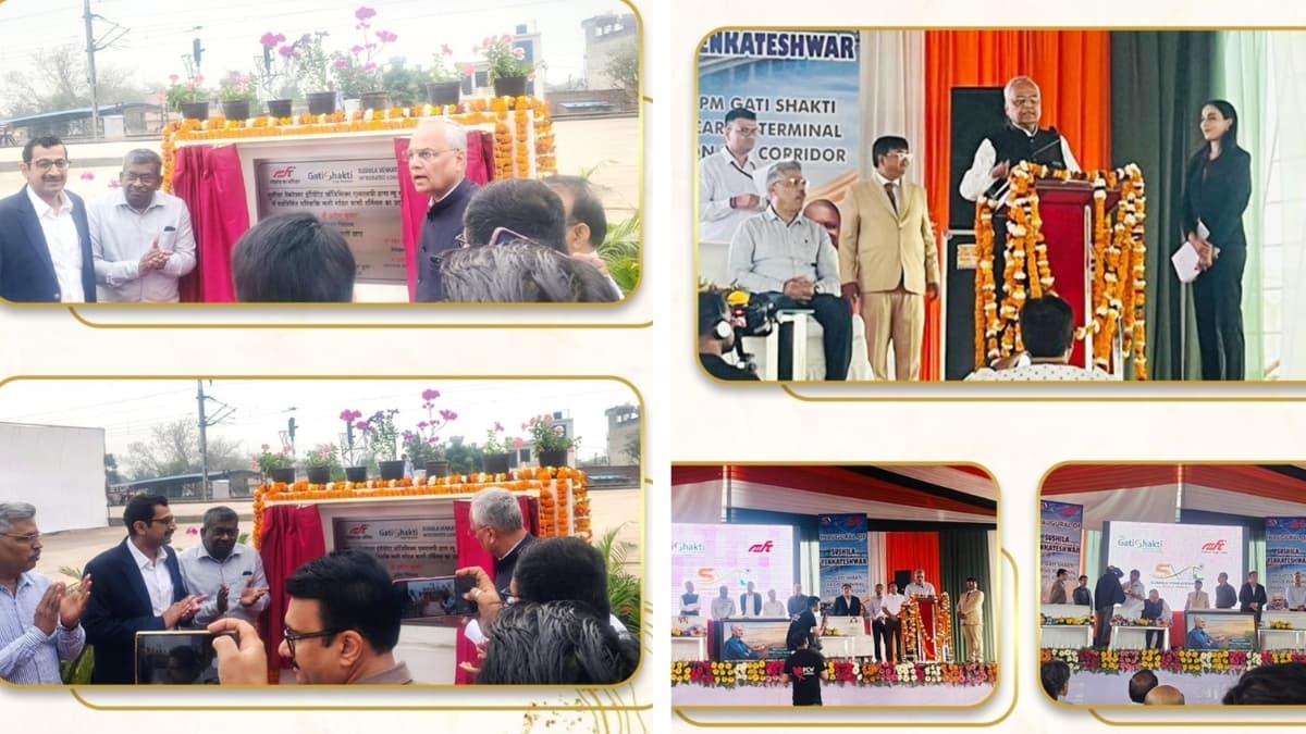 DFCCIL Inaugurates New Gulaothi Gati Shakti Cargo Terminal on EDFC