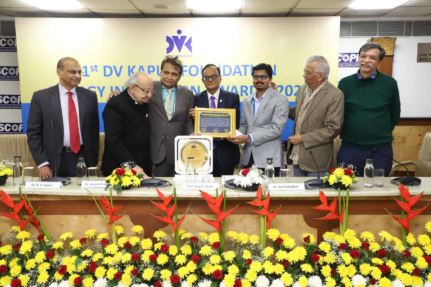 First DV Kapur Foundation Energy Innovation Awards to NTPC NETRA and CSIR