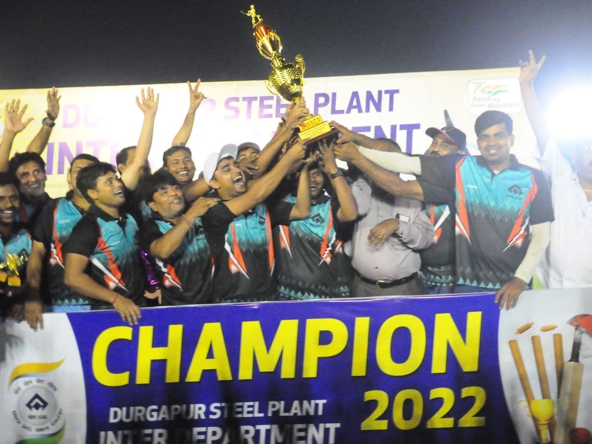 Durgapur Steel Plant organised Inter-Departmental Cricket Tournament