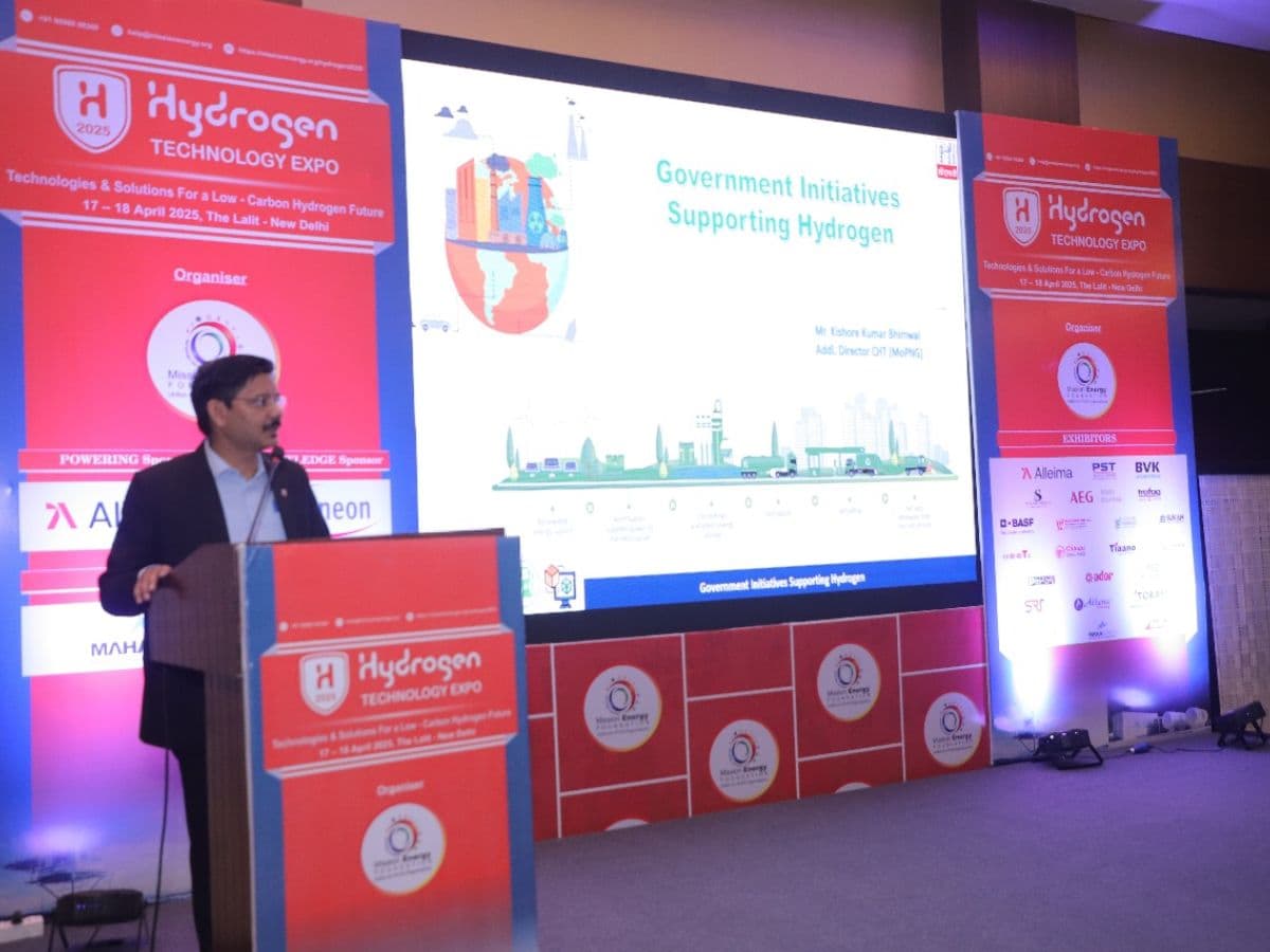 EIL's Kishore Kumar Bhimwal speaks at Hydrogen Technology Expo - 2025