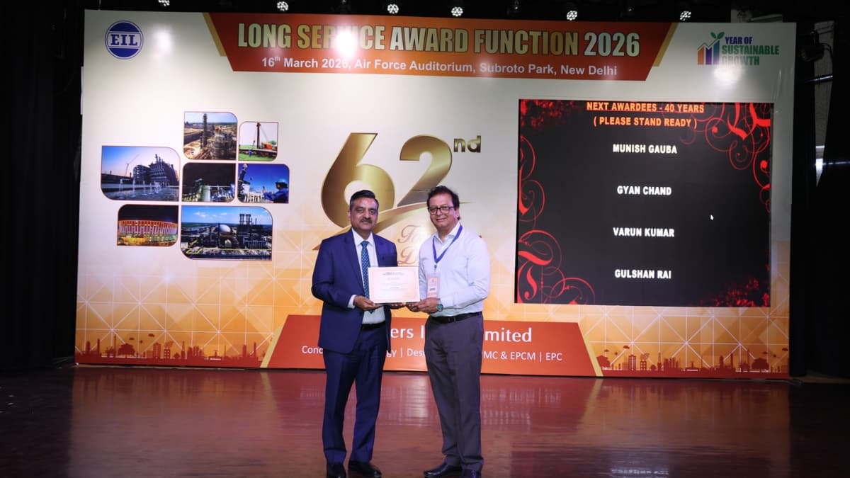 EIL Long Service Awards 2026 Celebrated During 62nd Foundation Day