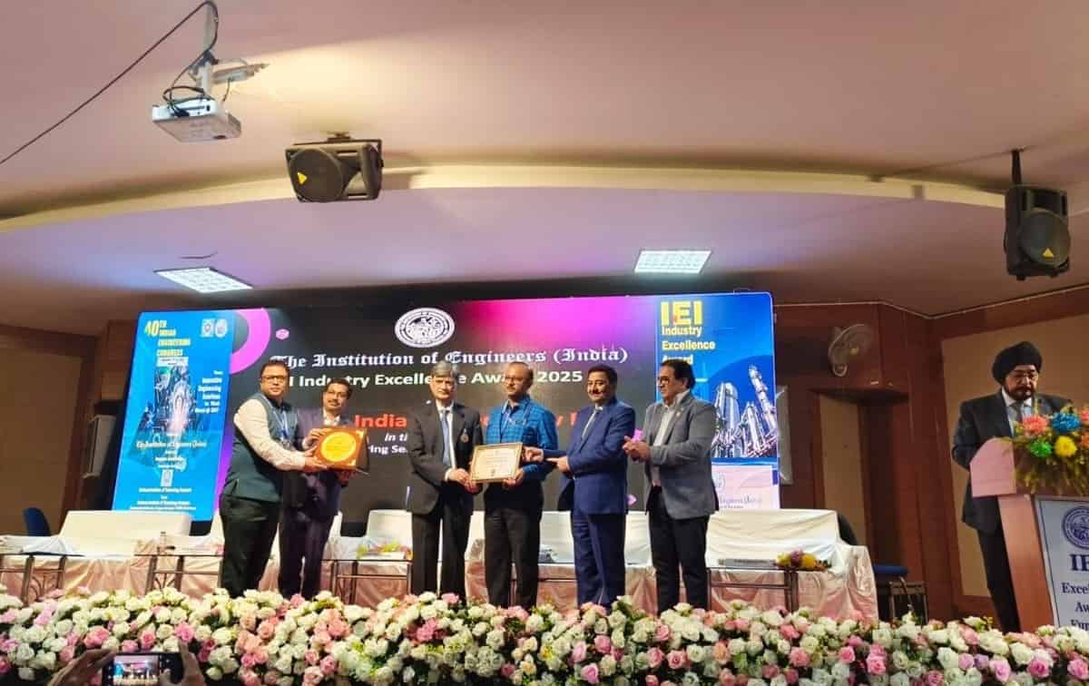 EIL Wins IEI Industry Excellence Award 2025 for Engineering Excellence