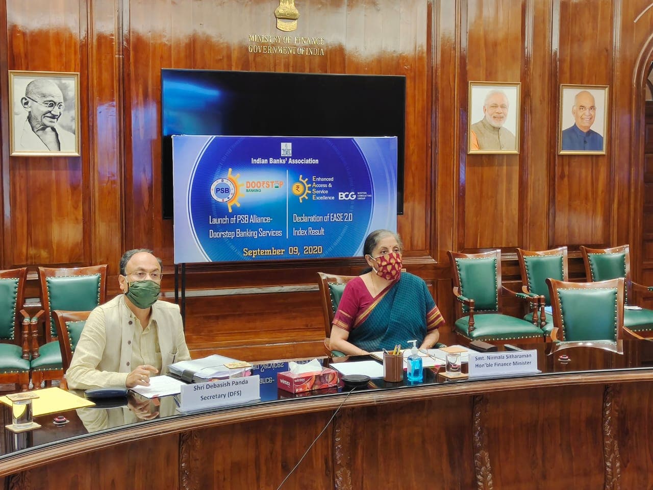 Doorstep Banking Services launched by Finance Minister for the user of public sector banks