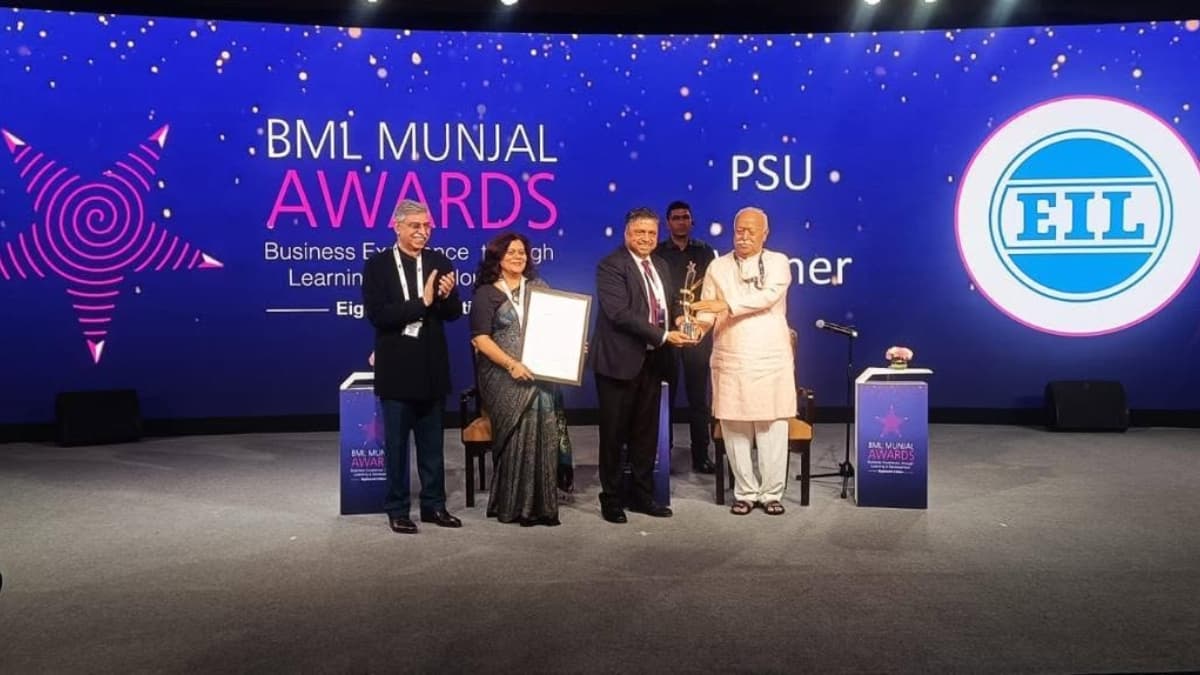 Engineers India Limited Wins Sustained Excellence Award at 18th BML Munjal Awards 2026