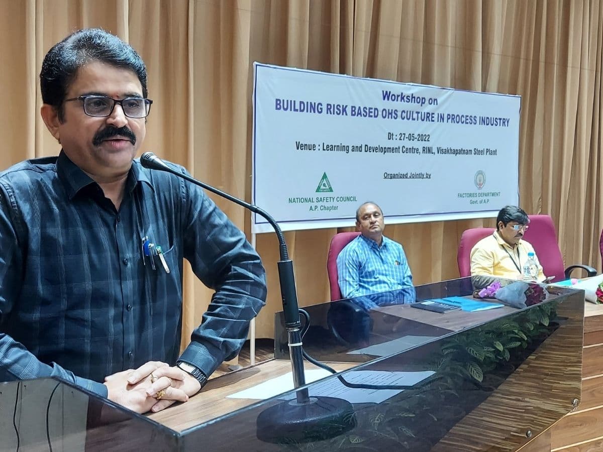 Factories Department, Andhra Pradesh Govt conducts workshop at Visakhapatnam Steel Plant