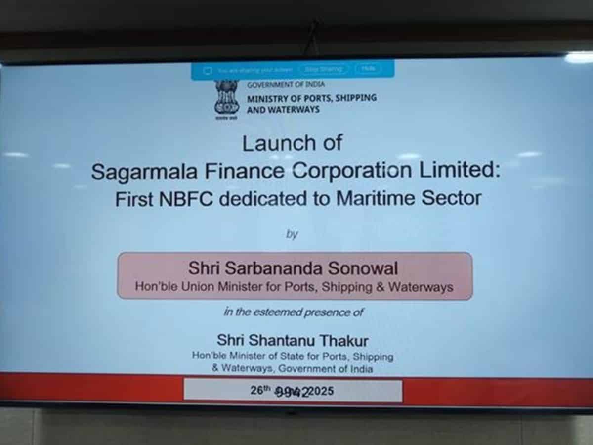 Government unveils India’s First Maritime NBFC Sagarmala Finance Corporation Limited