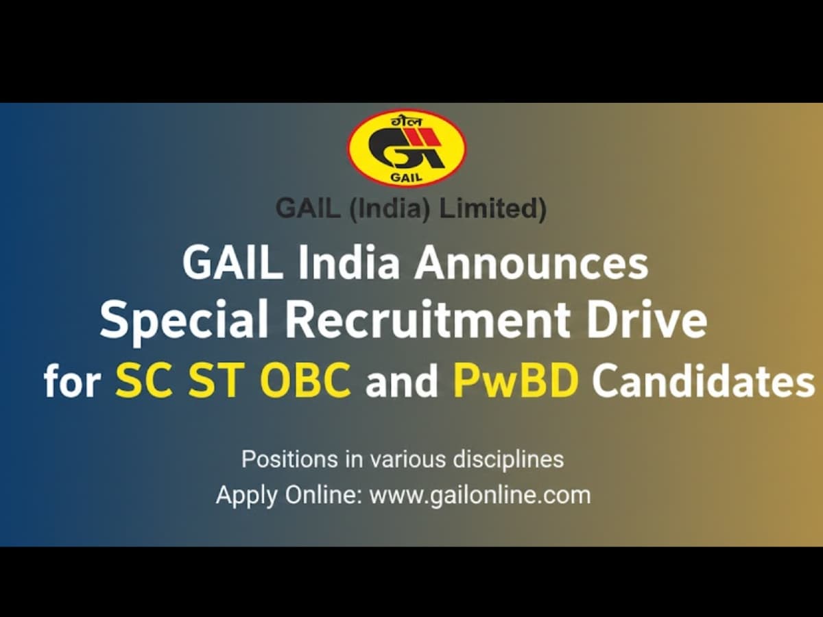 GAIL (India) Announces Special Recruitment Drive for SC/ST/OBC & PwBD Candidates
