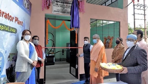 GRSE Inaugurates 3rd Oxygen Generator Plant at a City Hospital