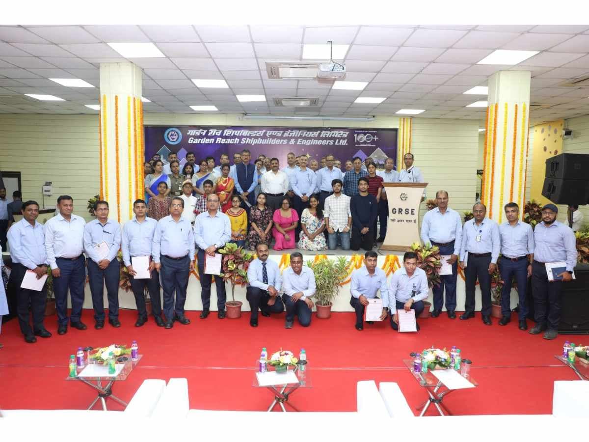 GRSE celebrates 65th Raising Day