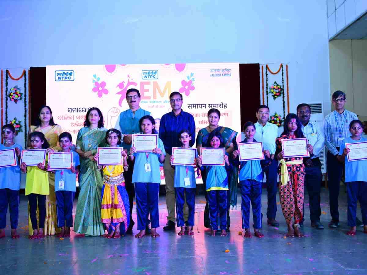 Girl Empowerment Mission Residential Workshop concludes at NTPC Kaniha