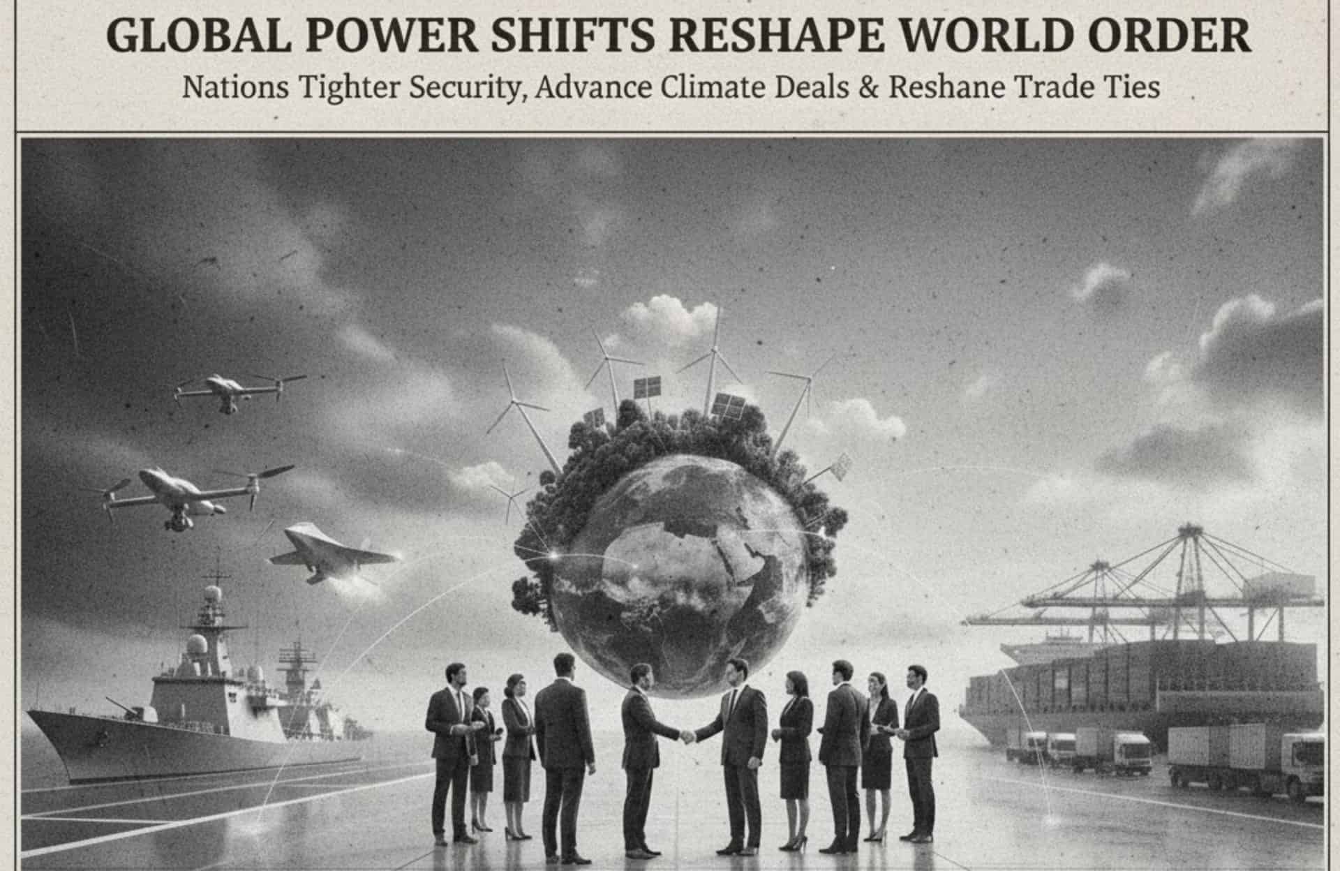 Global Power Shifts: Security Moves, Climate Deals & New Trade Alliances Reshape the World