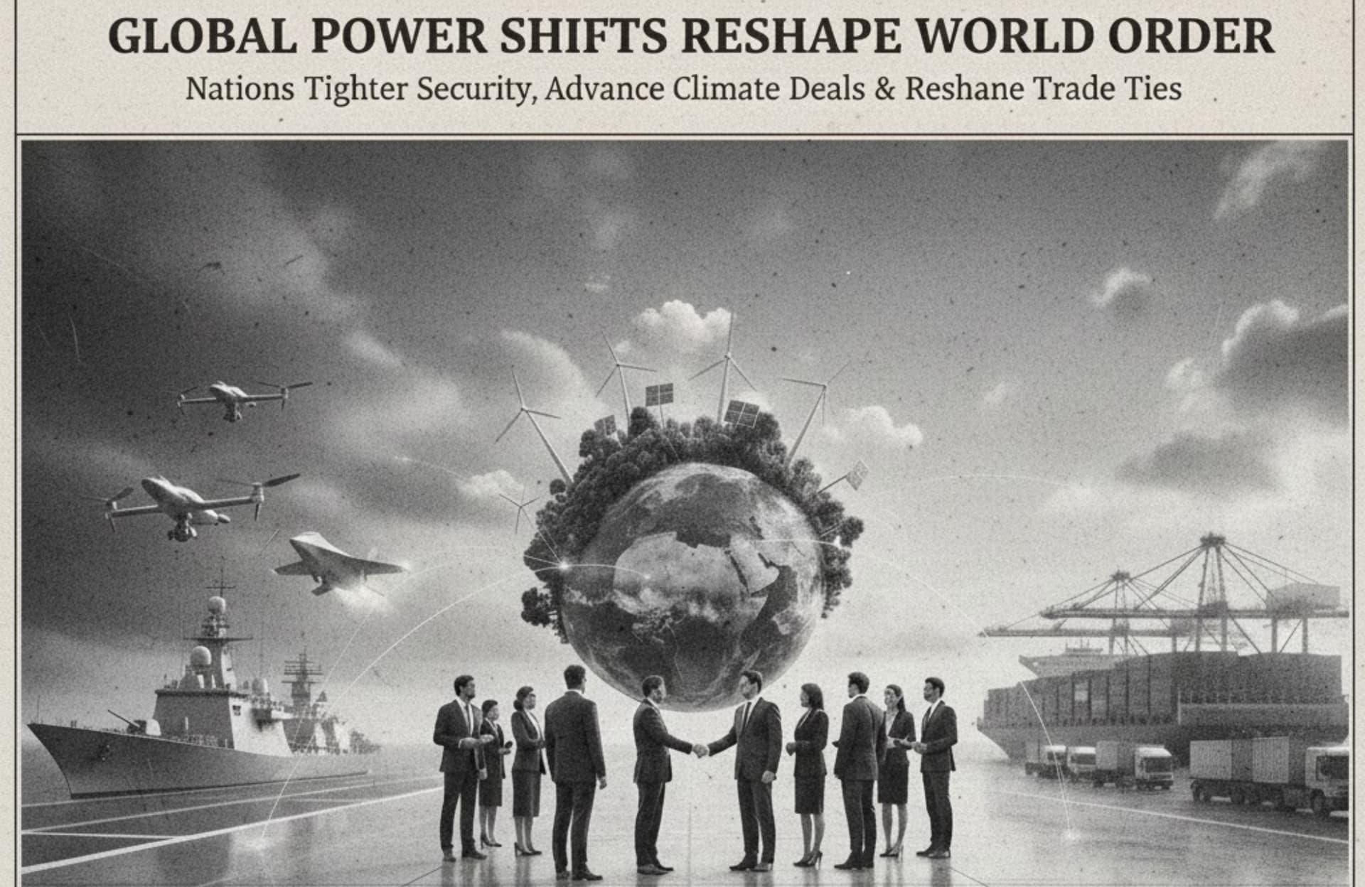 Global Power Shifts: Security Moves, Climate Deals & New Trade Alliances Reshape the World