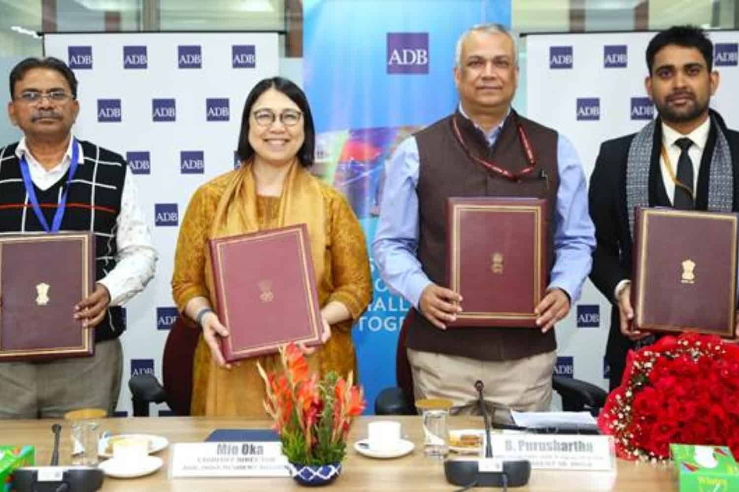 Government of India, ADB Sign $800 Million Loans and $1 Million Grant for Development Projects