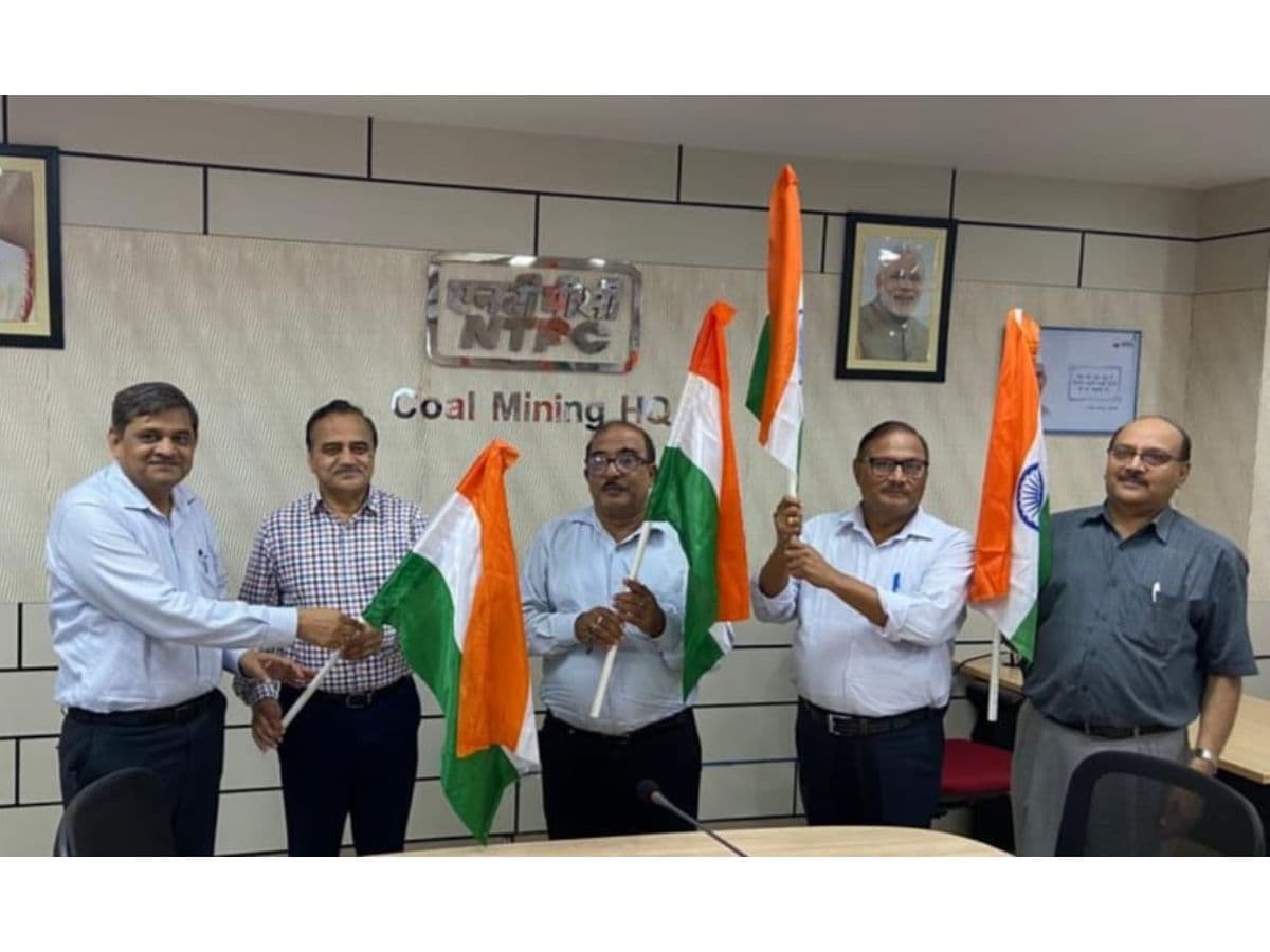 'Har Ghar Tiranga' initiative flagged off at NTPC Coal Mining Hq