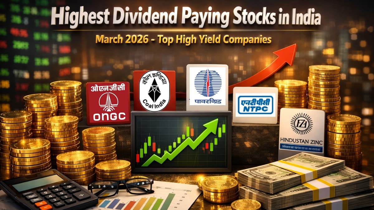 Highest Dividend Paying Companies in India March 2026 – Top High Yield Companies