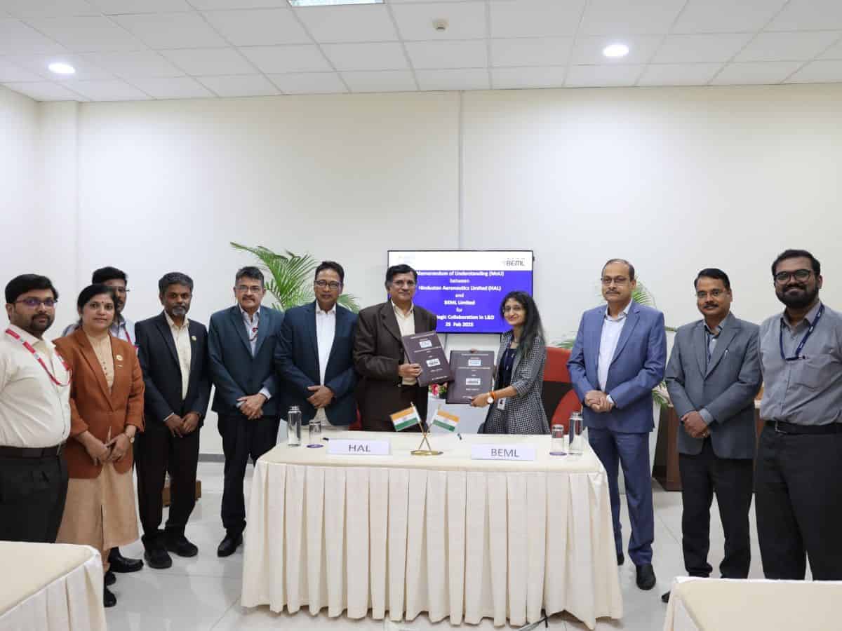 Hindustan Aeronautics Limited Signs MoU with BEML
