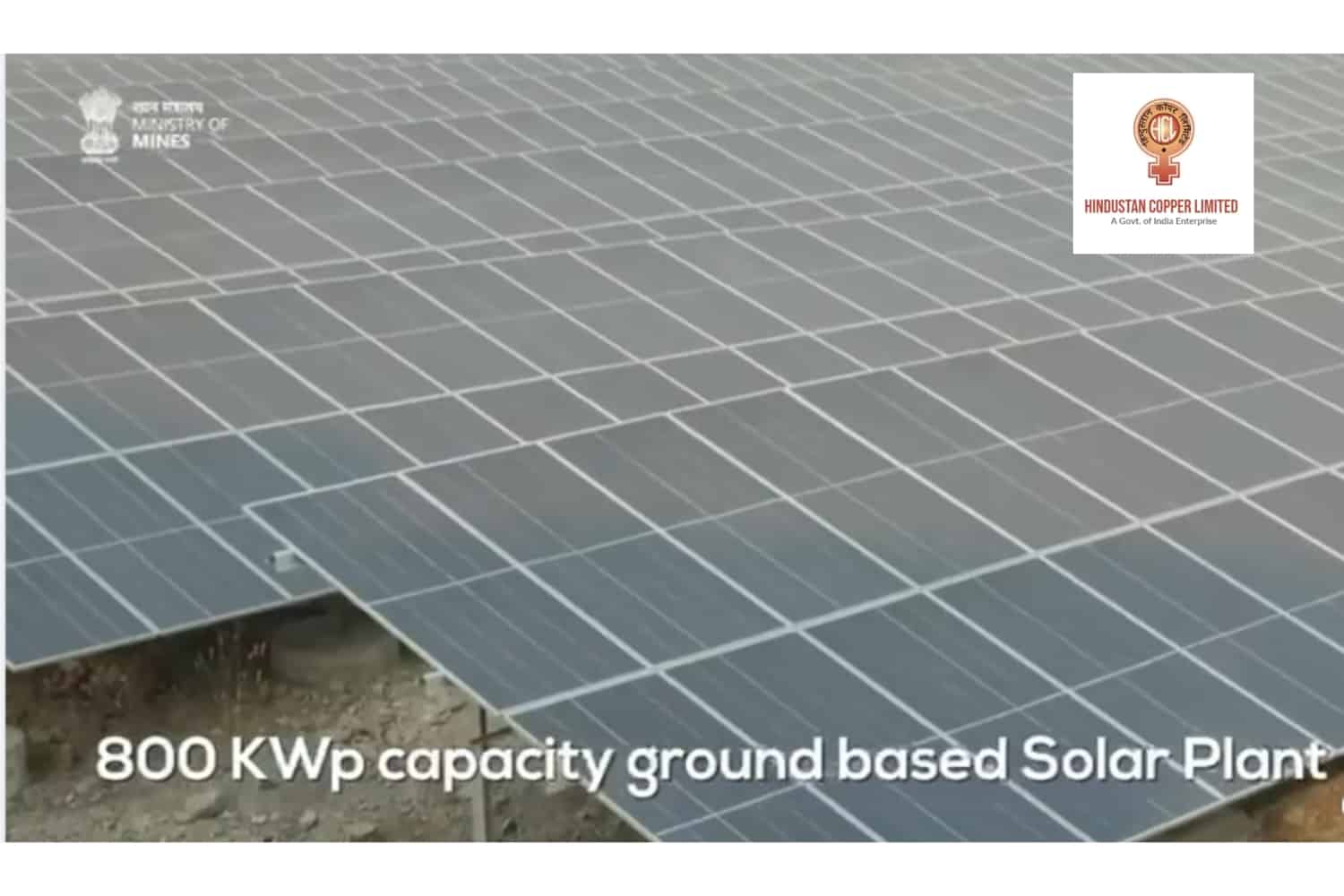 Hindustan Copper Commissions 800 kWp Solar Plant at Khetri