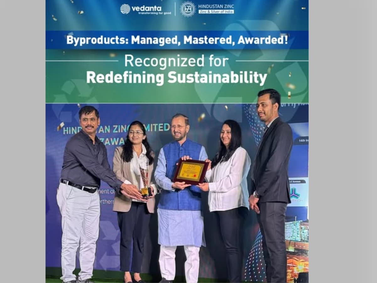 Hindustan Zinc Wins Top Honors for Excellence in Fly Ash Management