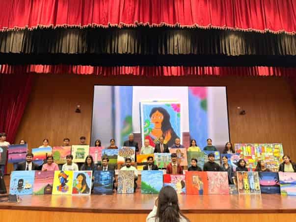 IIM Jammu Hosts Grand Unveiling Ceremony of Two-Day Painting Workshop