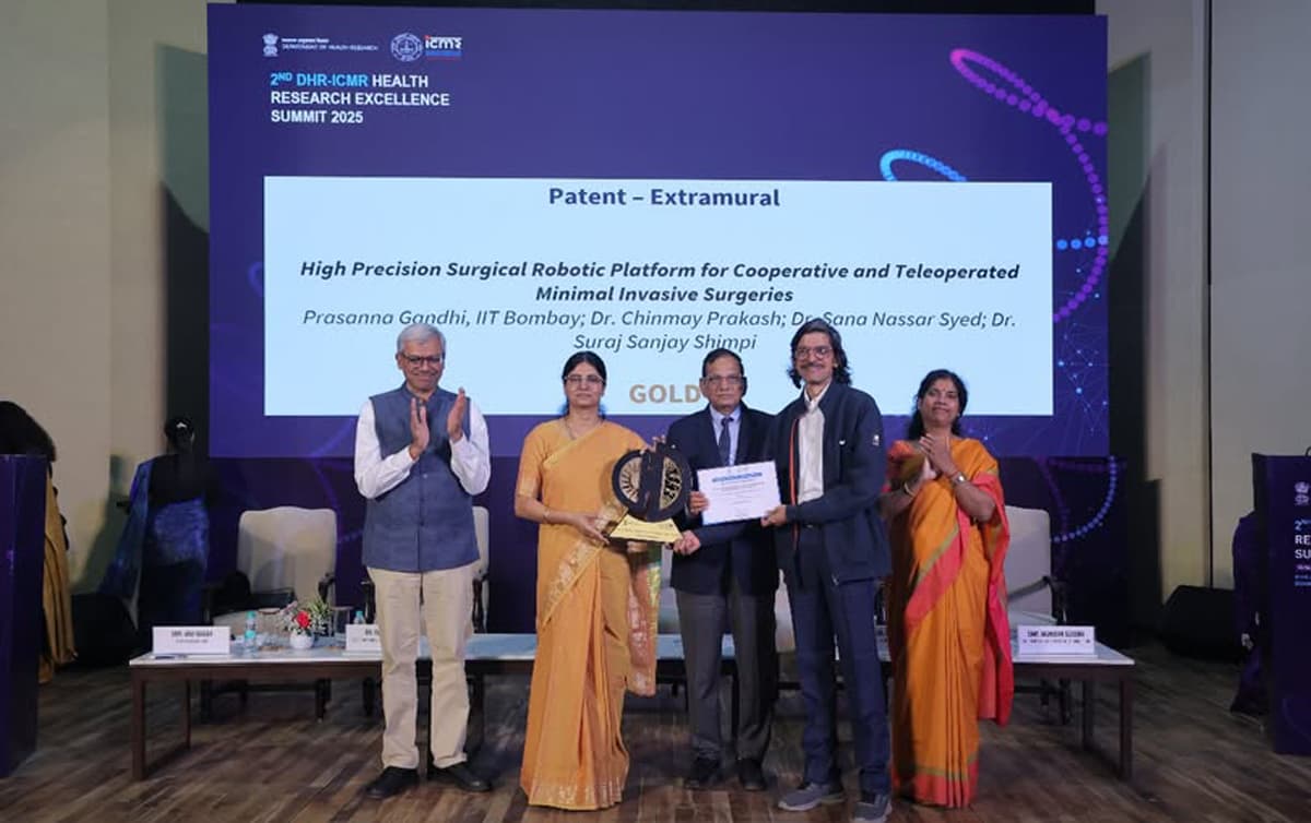 IIT Bombay Receives ICMR Innovation Excellence Recognition – Gold for Surgical Robotics Patent