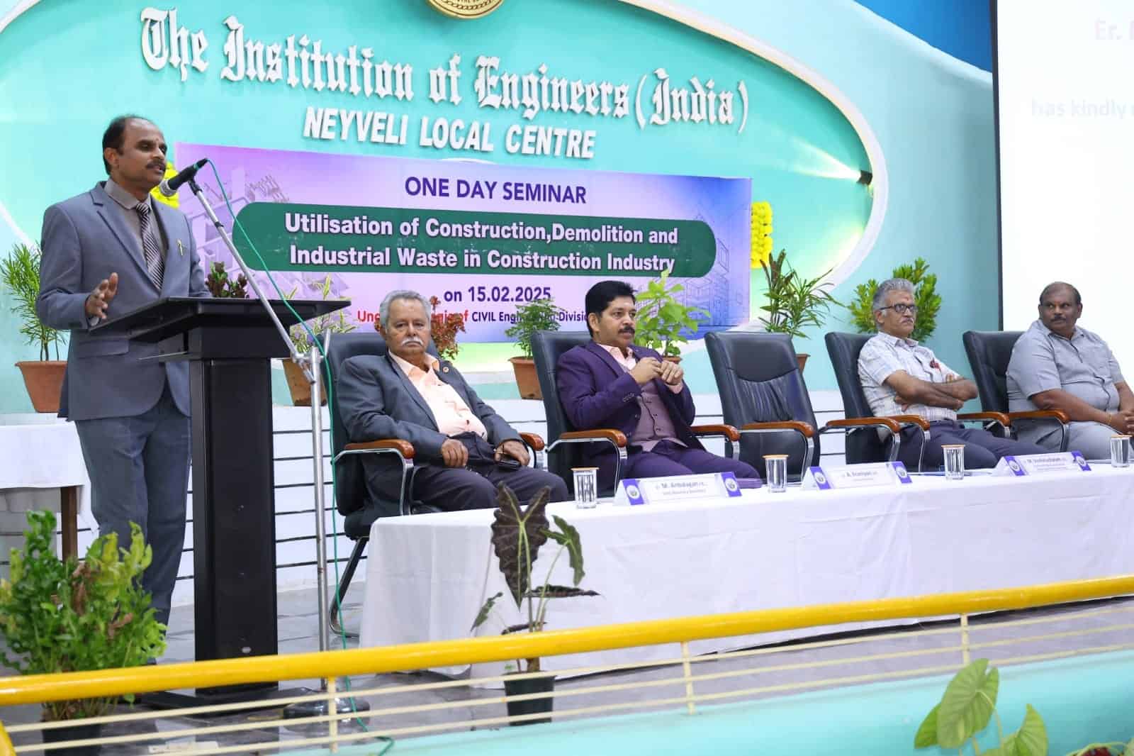 NLC India and Neyveli Local Centre hosts Seminar on utilization of construction and industrial waste