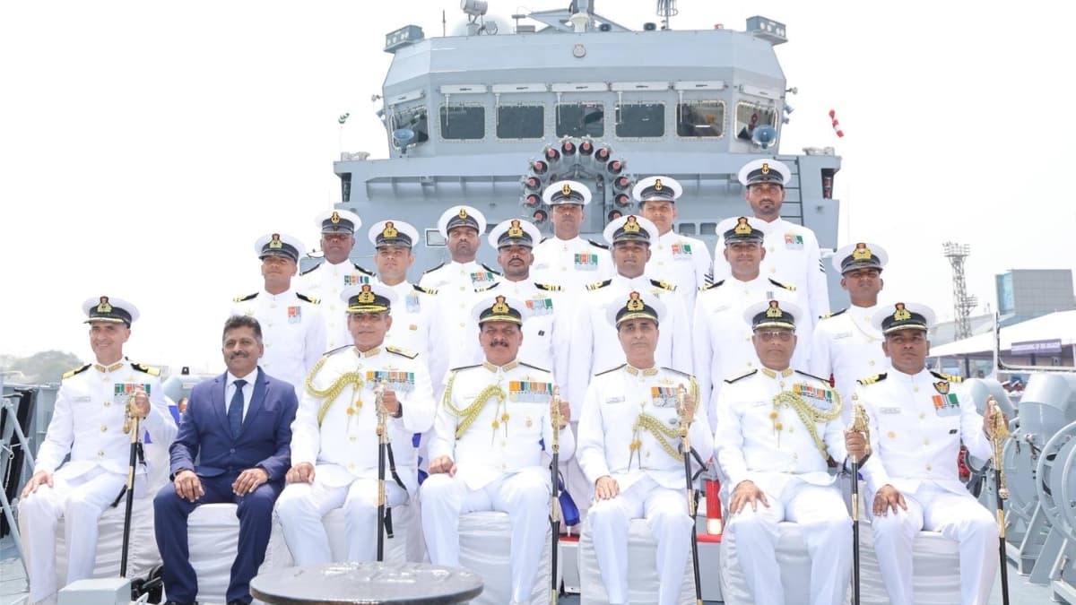 INS Anjadip Commissioned: GRSE Delivers Third ASW Shallow Water Craft to Indian Navy