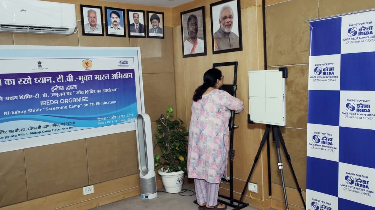 IREDA Joins 100-Day TB Mukt Bharat Drive with TB Screening Camp at New Delhi Office
