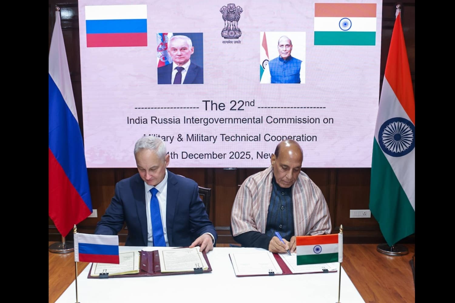 India, Russia Reaffirm Defence Partnership at 22nd Inter-Governmental Commission Meeting in New Delhi