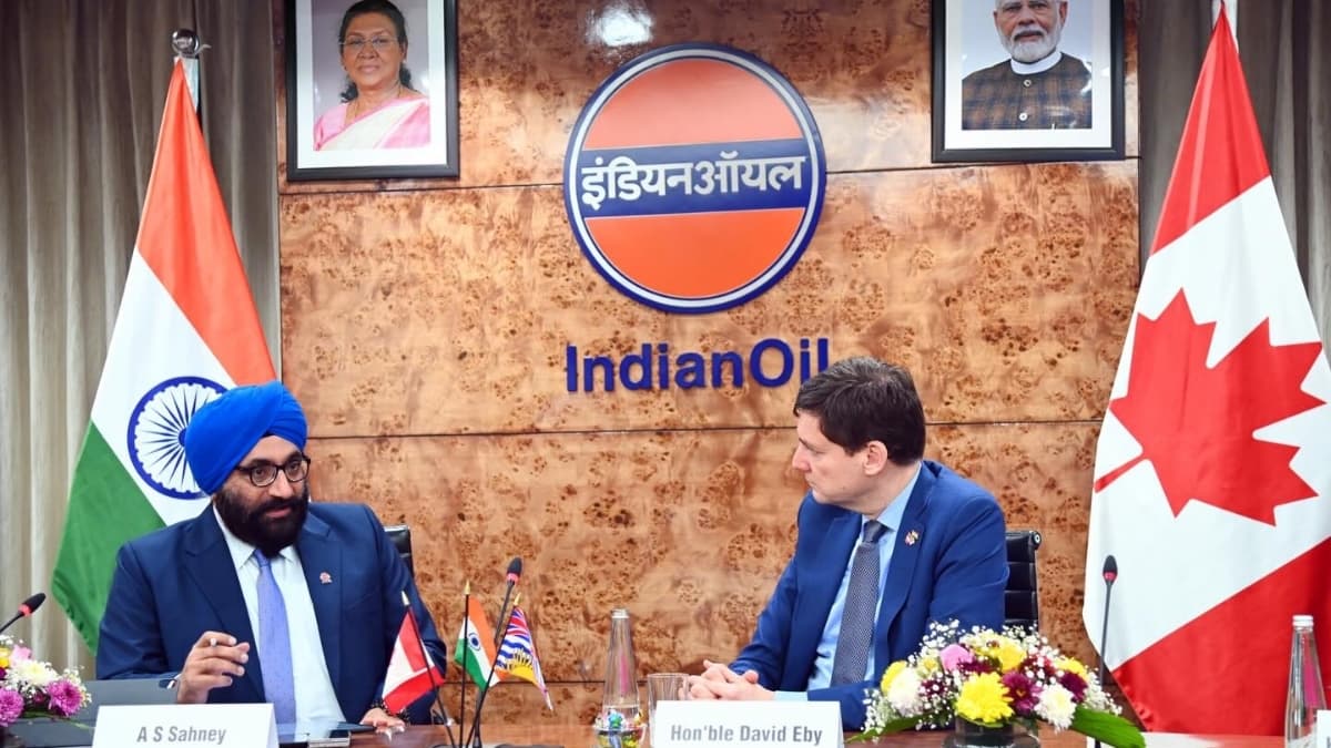 IndianOil Chairman Meets British Columbia Premier to Deepen India–Canada Energy Ties