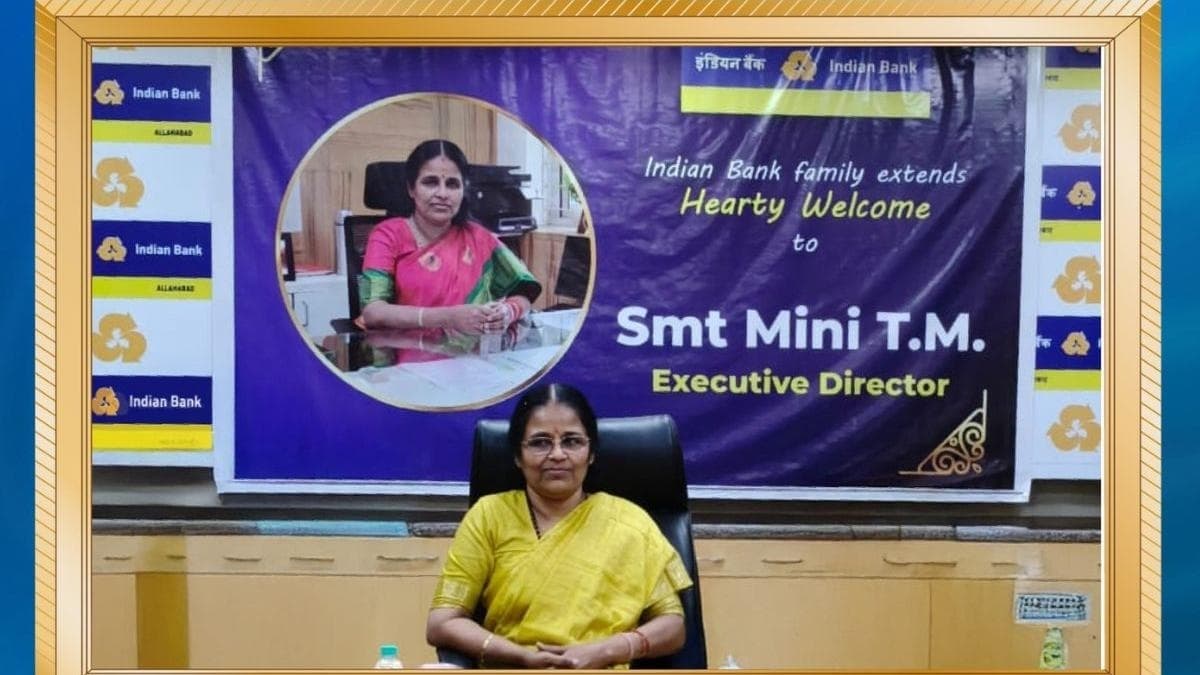 Indian Bank Shareholders Approve Appointment of Mini T M as Executive Director Indian Bank Shareholders Approve Appointment of Mini T M as Executive Director - PSU Connect News